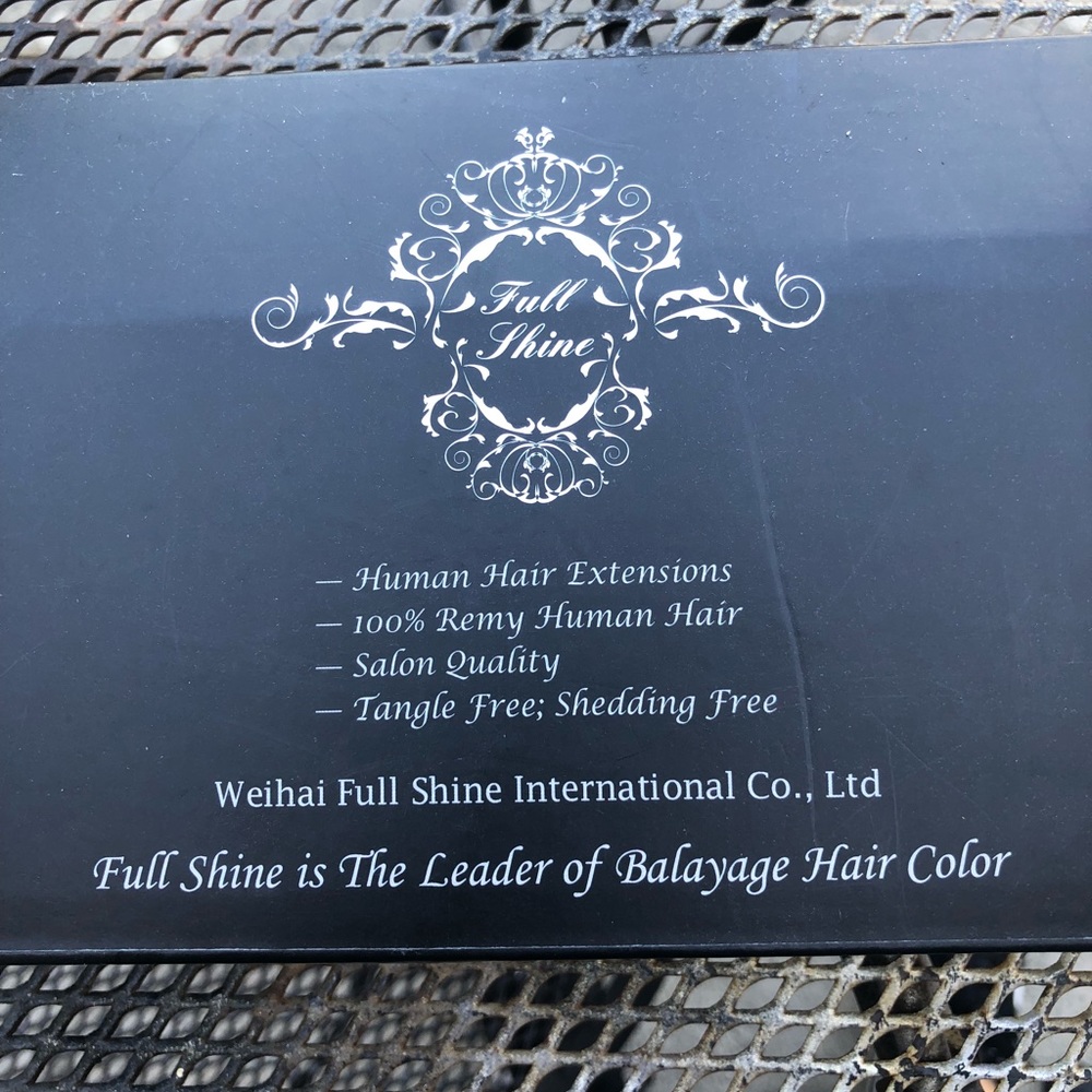 Full shine Kera tip extensions. Great hair.
